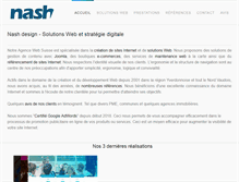 Tablet Screenshot of nashdesign.ch